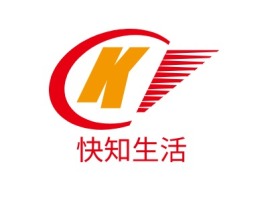 甘肃快知生活logo标志设计