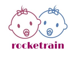 rocketrain门店logo设计