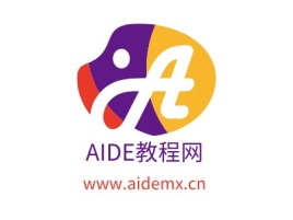 AIDE教程网logo标志设计