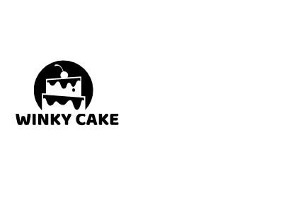 WINKY CAKE店铺标志设计