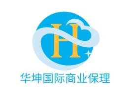 华坤国际商业保理金融公司logo设计