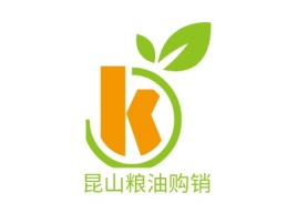昆山粮油购销品牌logo设计