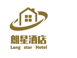 朗星酒店名宿logo设计