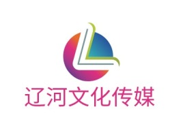 辽河文化传媒logo标志设计