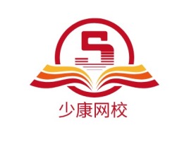 广西少康网校logo标志设计