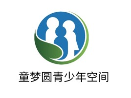 湖北童梦圆青少年空间logo标志设计