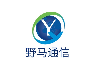 野马通信LOGO设计