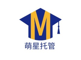 萌星托管logo标志设计