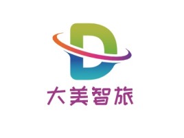 大美智旅logo标志设计