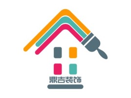 湖南鼎吉装饰公司logo设计