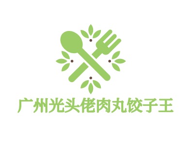 广州光头佬肉丸饺子王LOGO设计