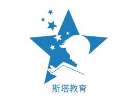 斯塔教育logo标志设计