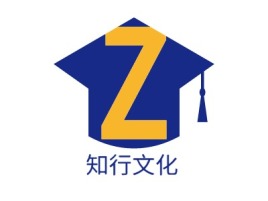 知行文化logo标志设计