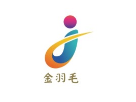 金羽毛公司logo设计