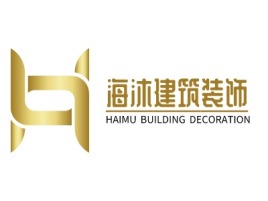 海沐建筑装饰企业标志设计