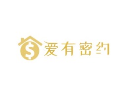 爱有密约金融公司logo设计