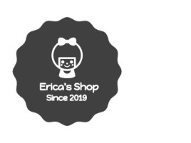 台湾Erica's Shop店铺标志设计
