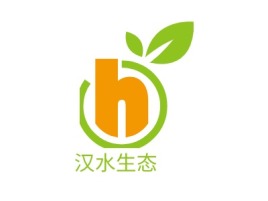 汉水生态品牌logo设计