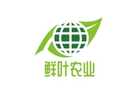 鲜叶农业品牌logo设计