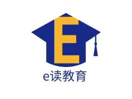 e读教育logo标志设计