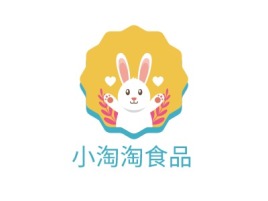 小淘淘食品品牌logo设计