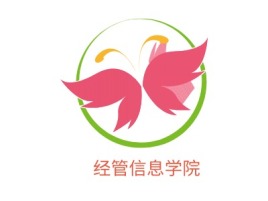经管信息学院logo标志设计