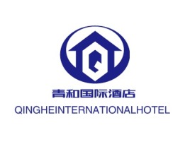 青和国际酒店名宿logo设计