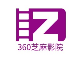 360芝麻影院logo标志设计