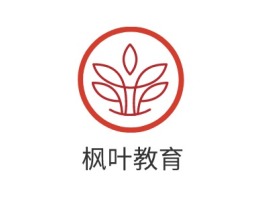 枫叶教育logo标志设计