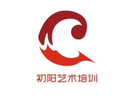 初阳艺术培训logo标志设计