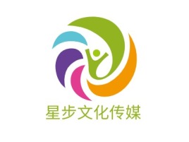星步文化传媒logo标志设计