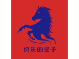 新疆快乐的豆子logo标志设计