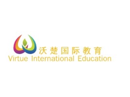           沃 楚 国 际 教 育Virtue International Educatiologo标志设计