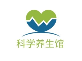 科学养生馆品牌logo设计