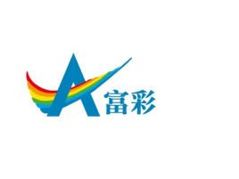 富彩公司logo设计