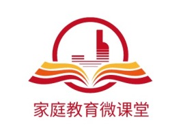 家庭教育微课堂logo标志设计