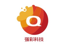 强彩科技公司logo设计