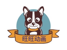 旺旺动画logo标志设计