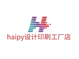 haipy设计印刷工厂店logo标志设计