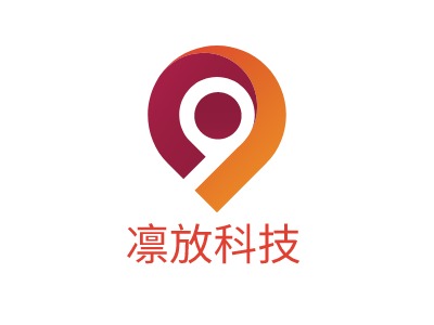 凛放科技LOGO设计