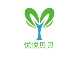 优悦贝贝门店logo设计
