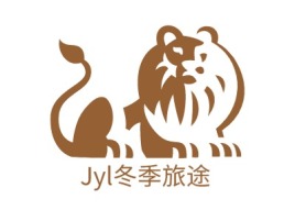 Jyl冬季旅途品牌logo设计