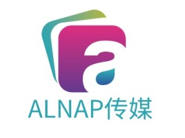 ALNAP传媒logo标志设计