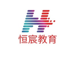 恒宸教育logo标志设计