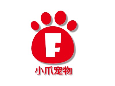 小爪寵物L(fēng)OGO設(shè)計(jì)