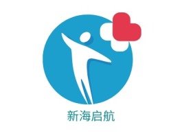 新海启航logo标志设计