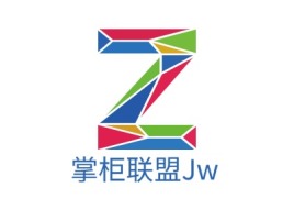 掌柜联盟Jw店铺标志设计
