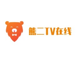 熊二TV在线logo标志设计