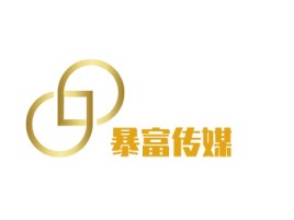 暴富传媒logo标志设计