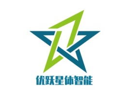 陕西优跃星体智能logo标志设计
